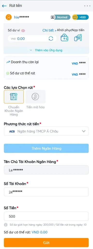 Rút tiền BK8 nhanh chóng và an toàn với 3 bước đơn giản Rút tiền BK8 nhanh chóng và an toàn với 3 bước đơn giản